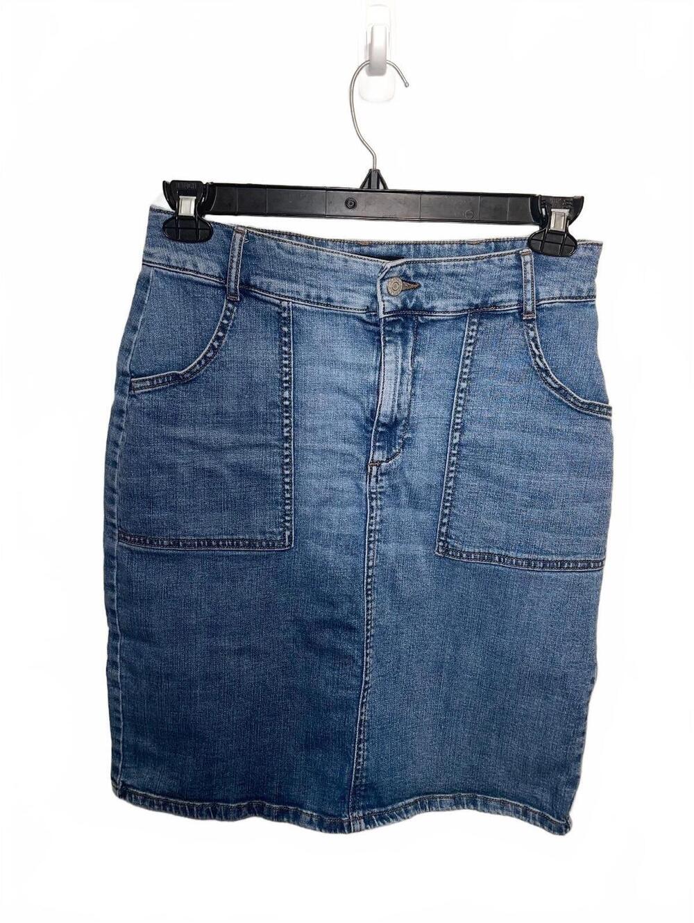 Banana Republic Denim Pencil Skirt‎ Size 4 Blue Jean